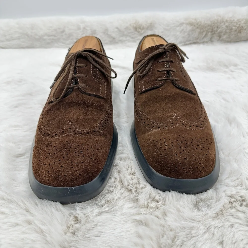 Tod’s Brown Suede lace up Oxford Shoes men’s derby‎ size 9.5